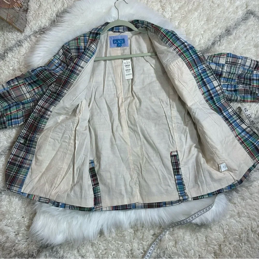 The Children's Place Multicolor Plaid Blazer